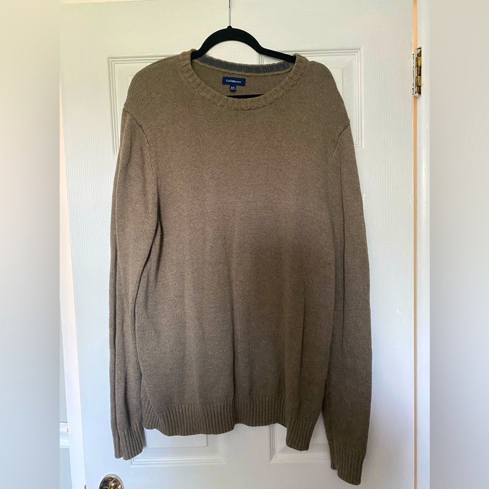 Croft & Barrow Men's Tan Crewneck Sweater
